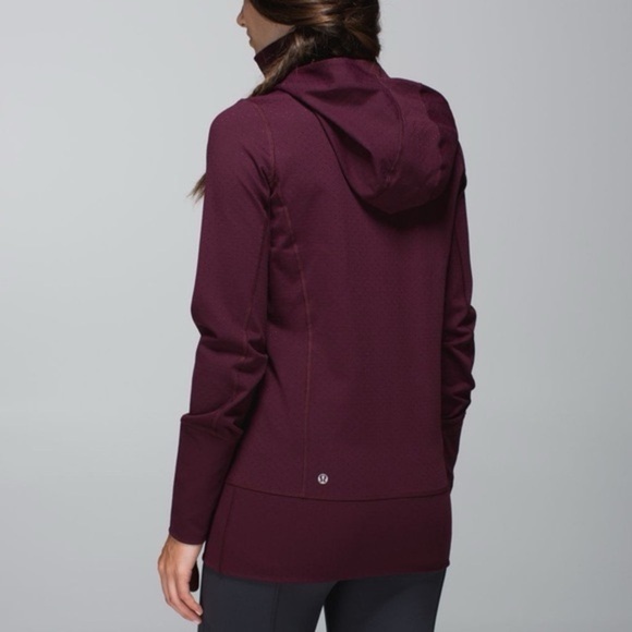 Lululemon Stride Jacket II Sz 8 In Bordeaux Drama - Picture 2 of 9